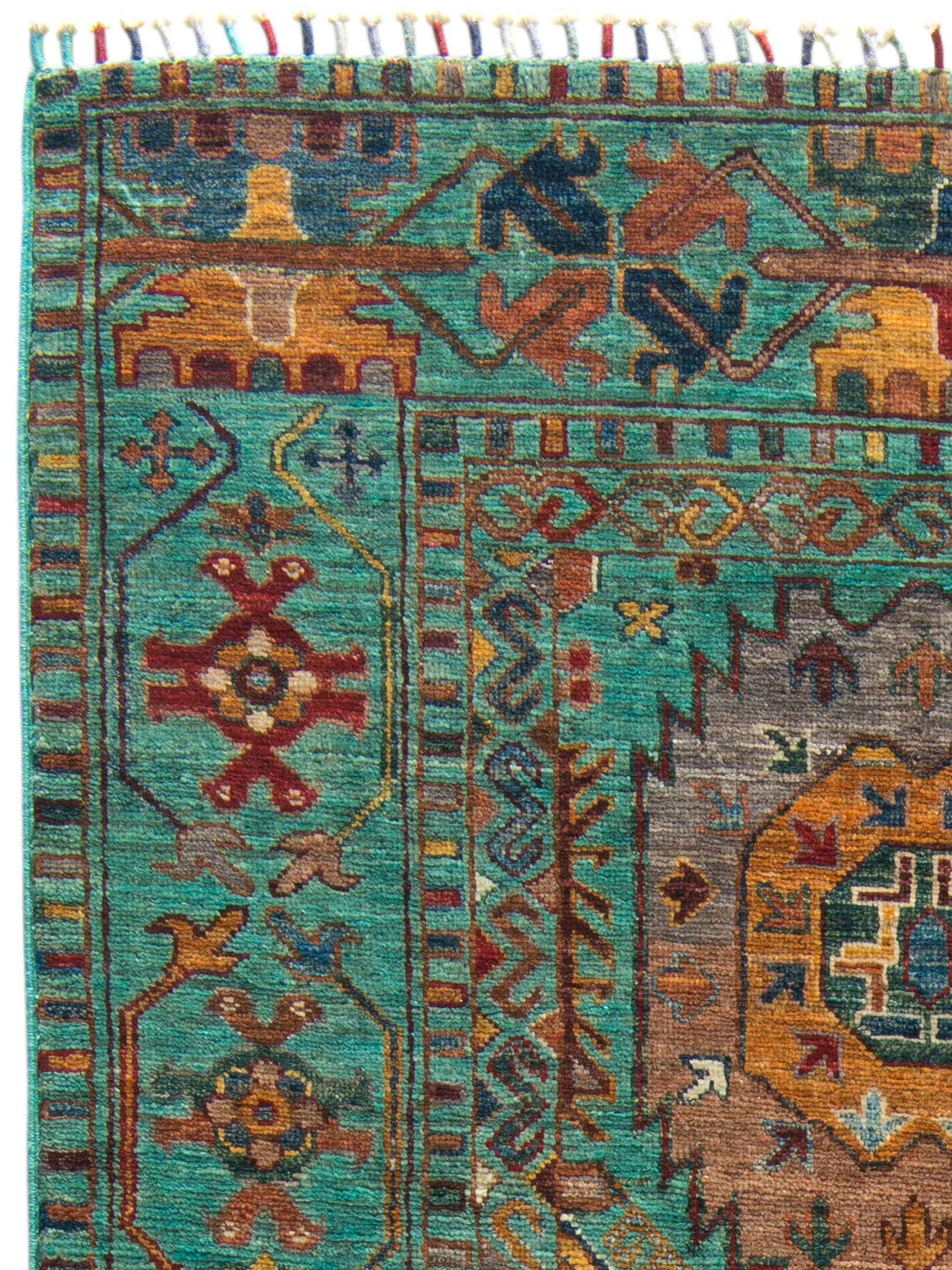 Kazak Ghazni ca. 177 x 250 cm, Unikat / Einzelstück