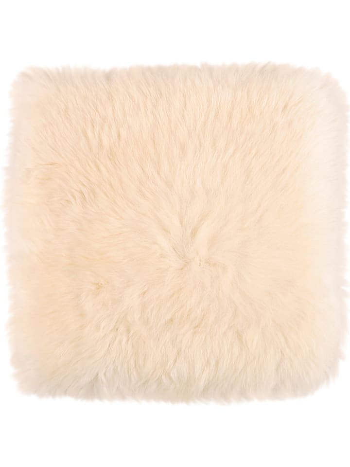 Kaiser Naturfellprodukte H&L Lammfell-Sitzauflage in Weiß günstig kaufen 35x35 cm