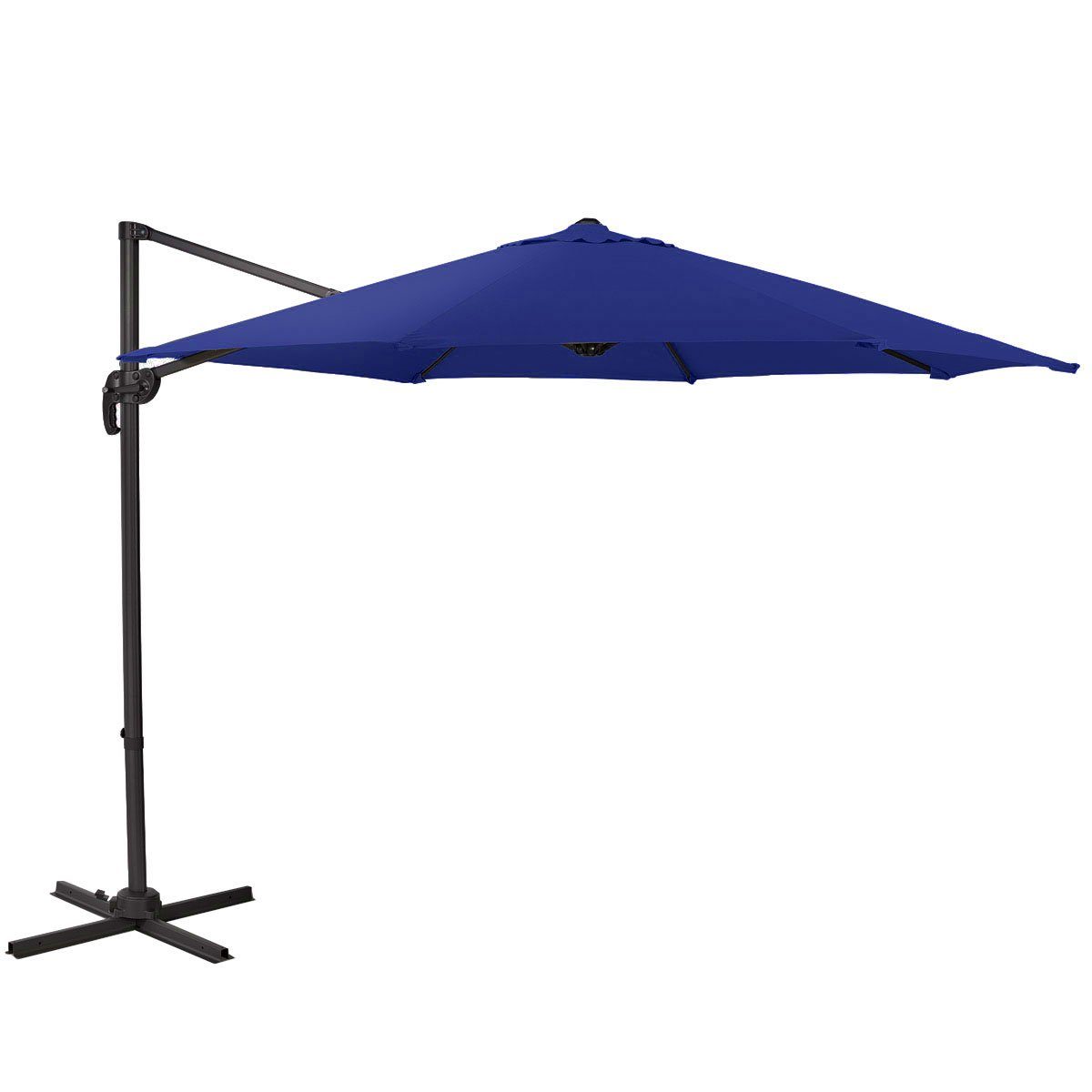 SVITA Ampelschirm Sonnenschrim, LxB: 290,00x290,00 cm, Ampelschirm, stufenlos höhenverstellbar, stufenlos neigbar, 360° drehbar