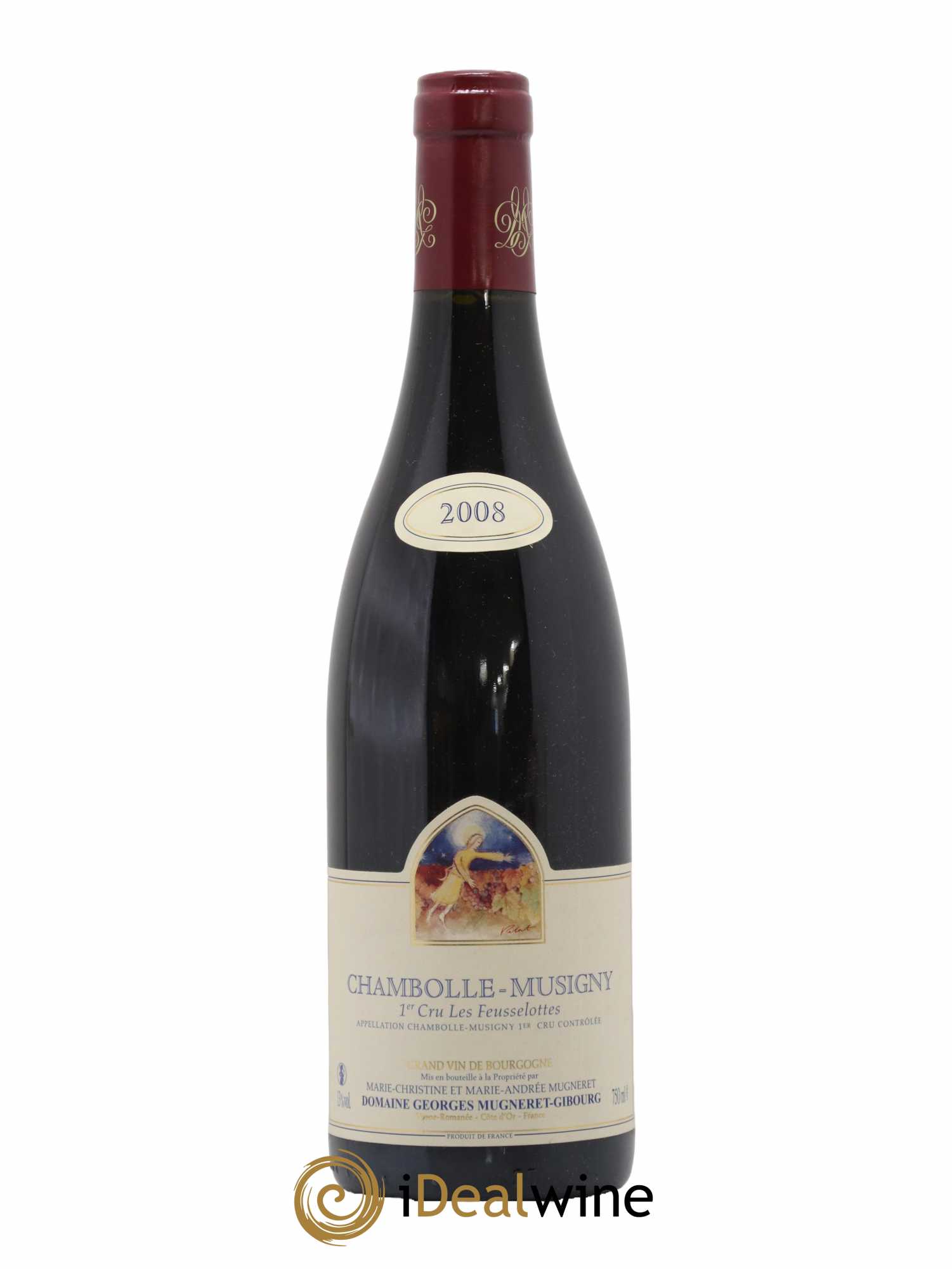 Chambolle-Musigny 1er Cru Les Feusselottes Mugneret-Gibourg (Domaine)  2008 - Lot de 1 Bouteille