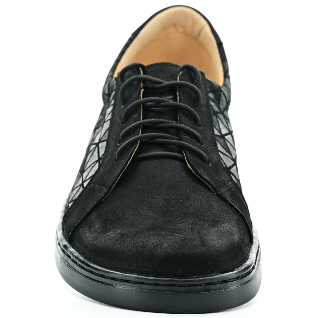 Peerko Classic Triangle Black Barfuß-Halbschuhe