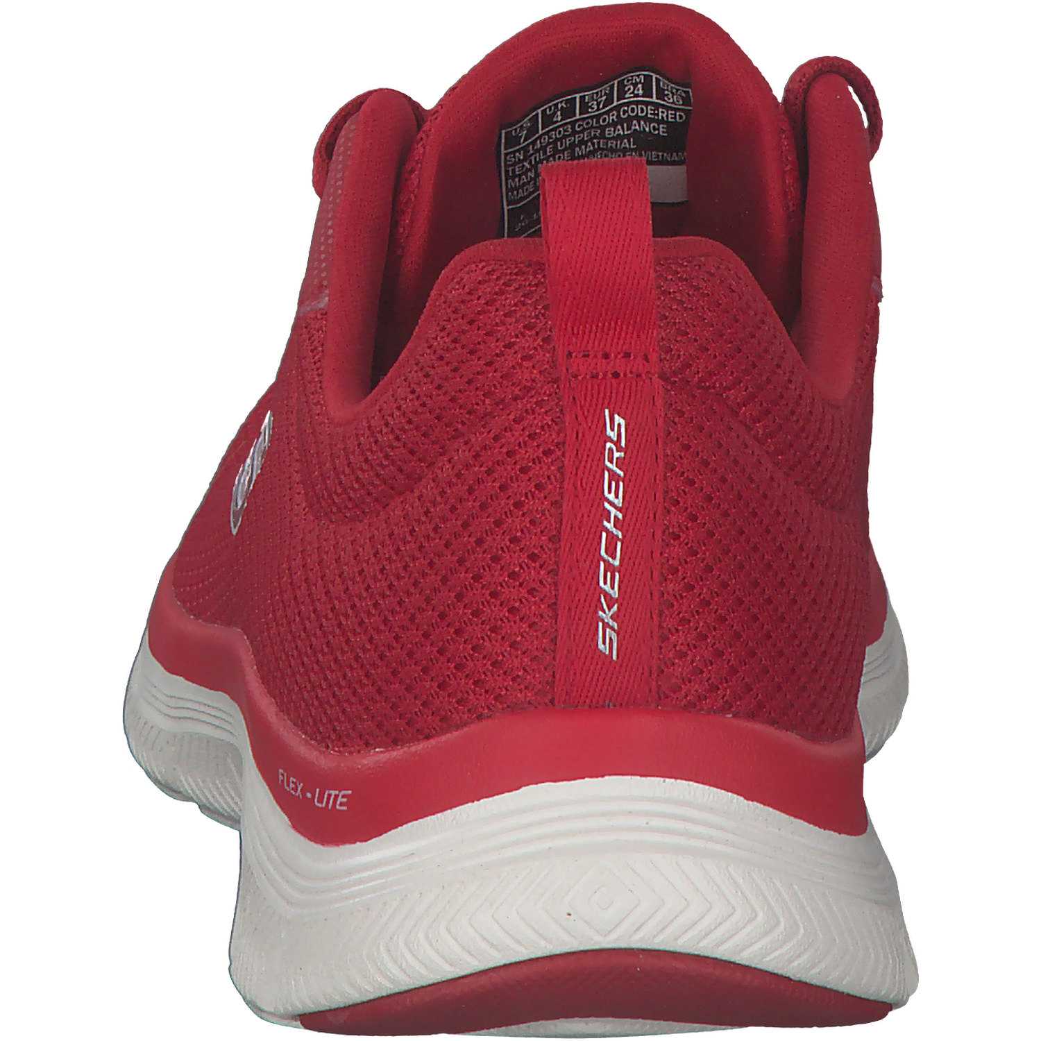 Skechers 149303, Sneakers Low, Damen, RED rot