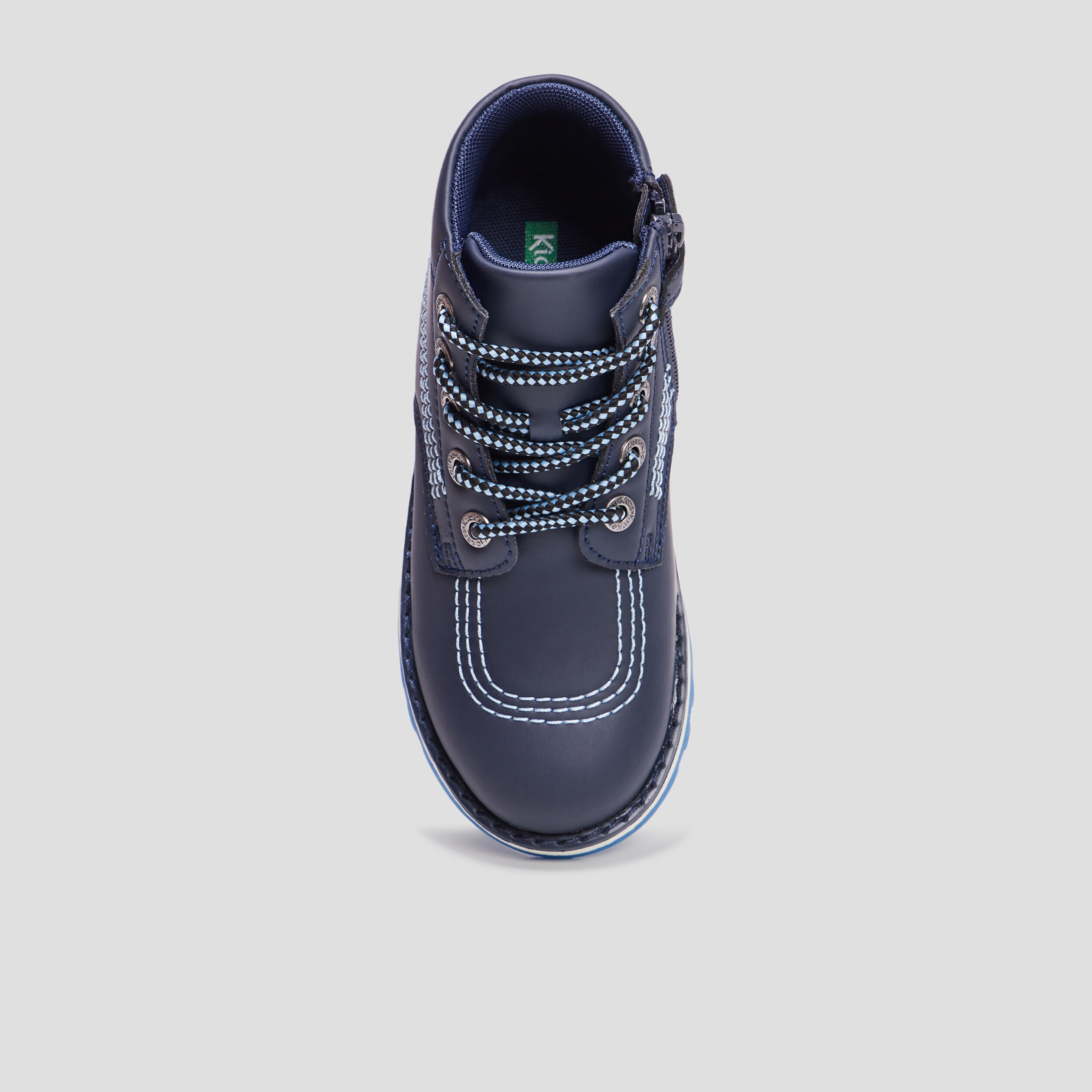 Bottines Kickers Krally bleu marine garçon | La Halle