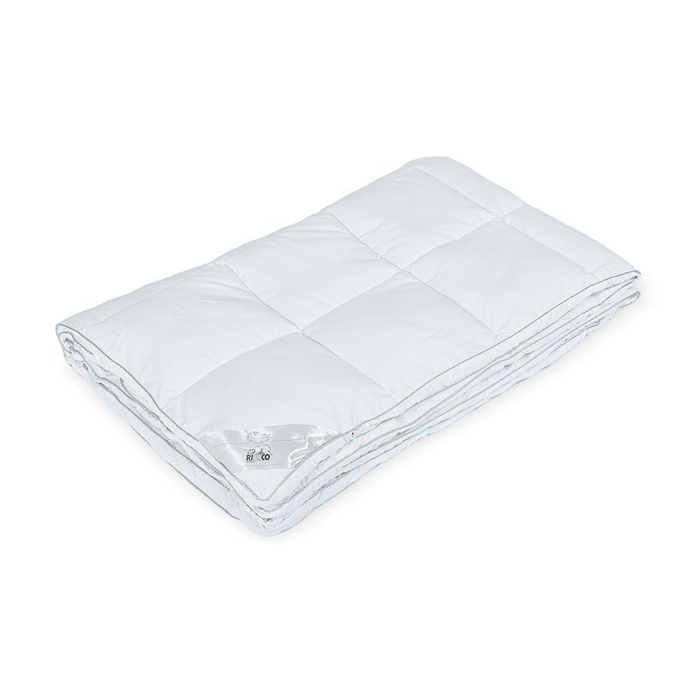4-Jahreszeitenbett, RIBECO 4-Jahreszeiten-Bettdecke Isabel, RIBECO, Füllung: 100% Polyester, Bezug: 100% Polyester, Druckknöpfe für ein leichtes Trennen und Zusammenfügen beider Decken