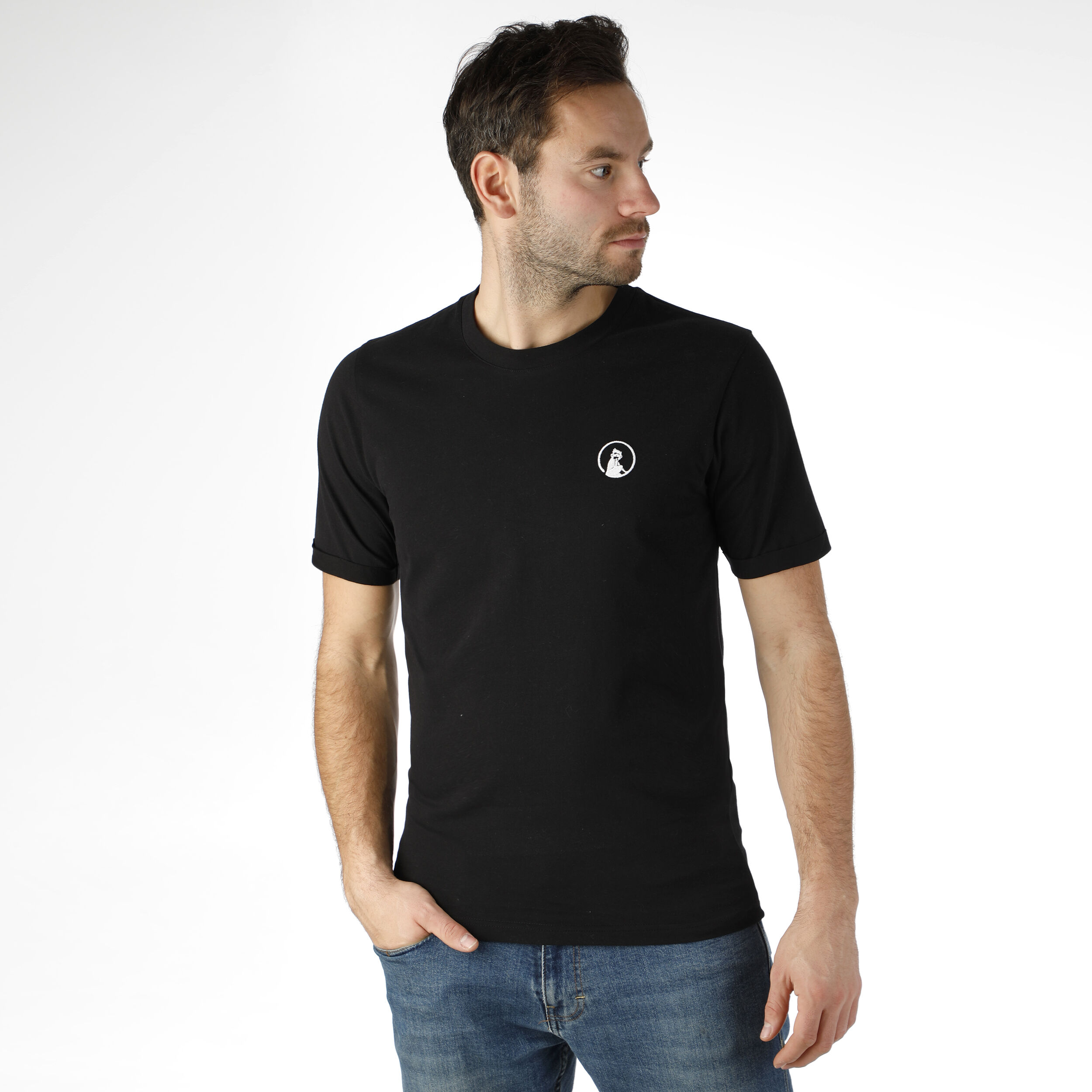 Ready To Serve T-Shirt Herren - Schwarz, Weiß