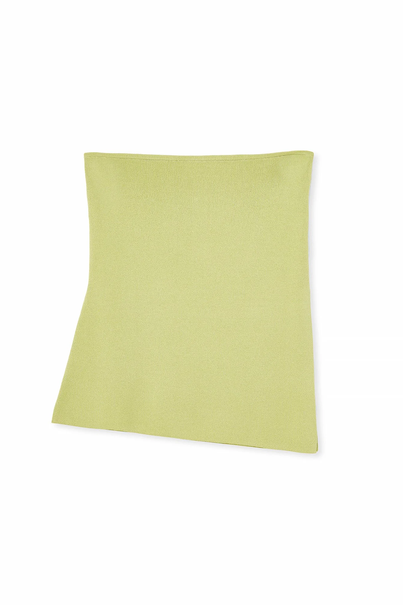 Knitted Slit Detail Tube Top