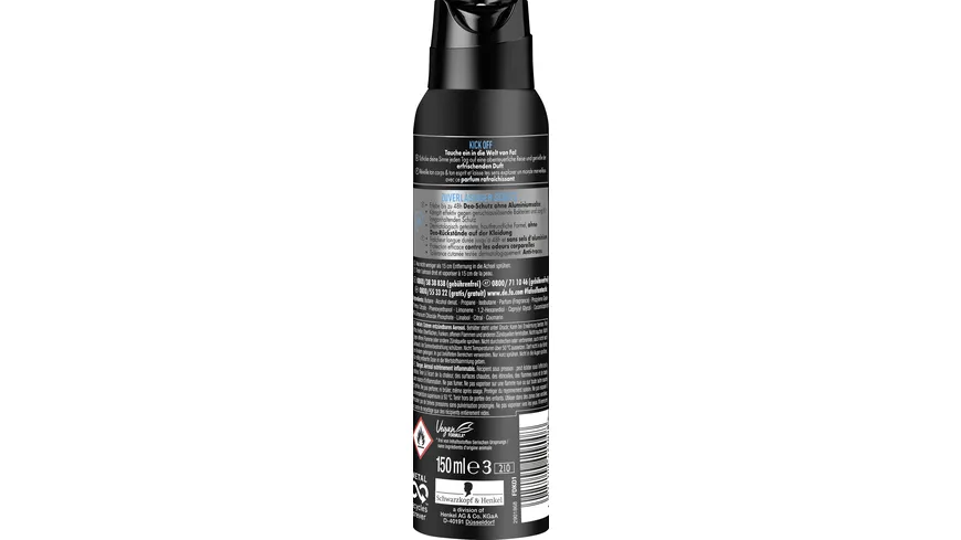 FA Men Deodorant & Bodyspray Kick Off 150ml 150 ml