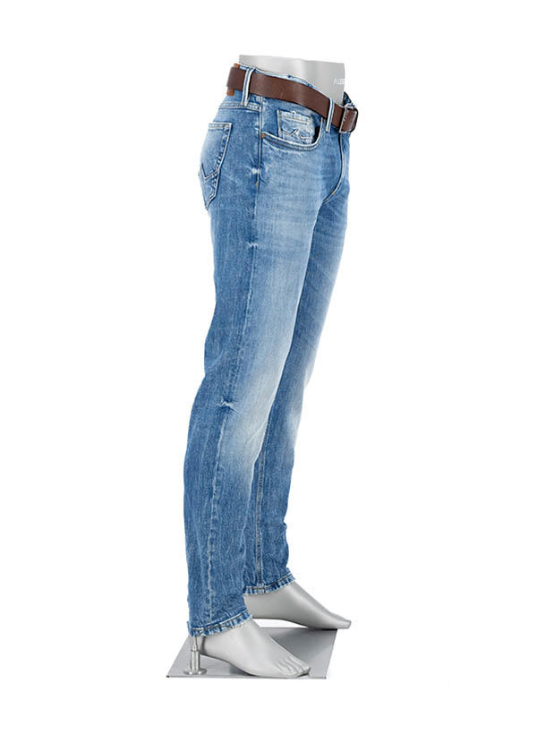Alberto, Jeans Slipe, Tapered Fit, Bio Baumwoll-Stretch, blau