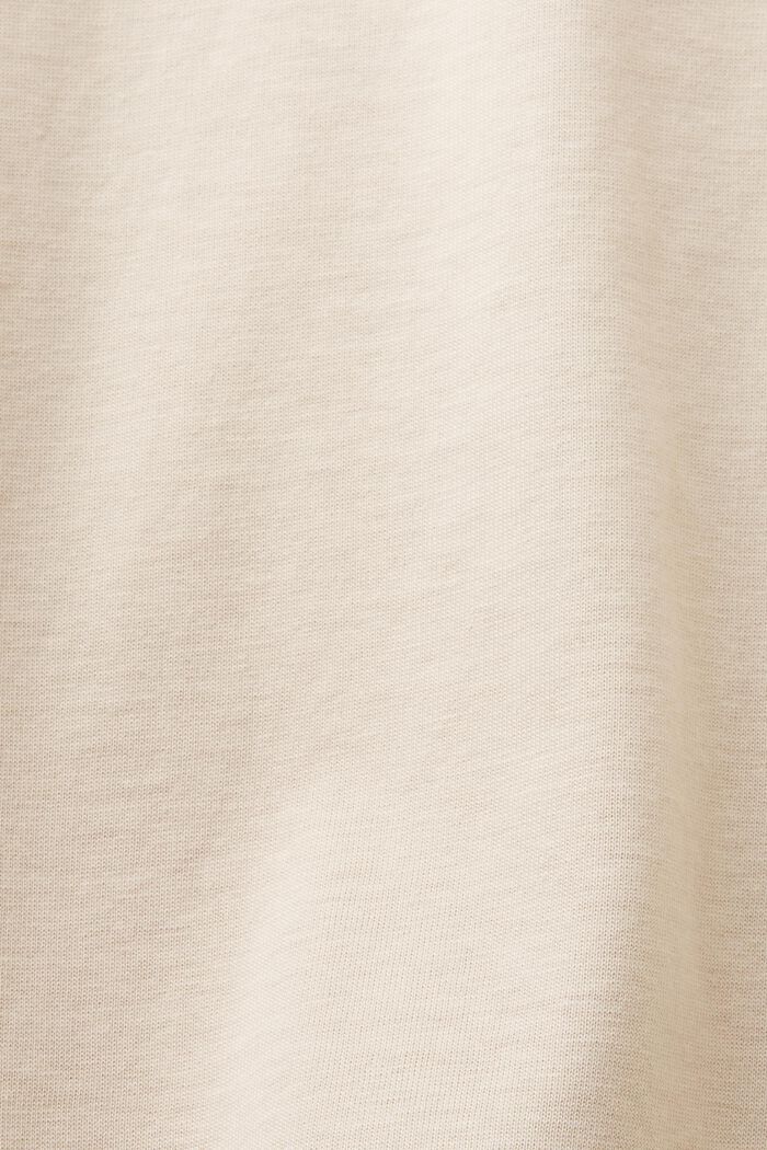 Baumwoll-T-Shirt mit Rundhalsausschnitt