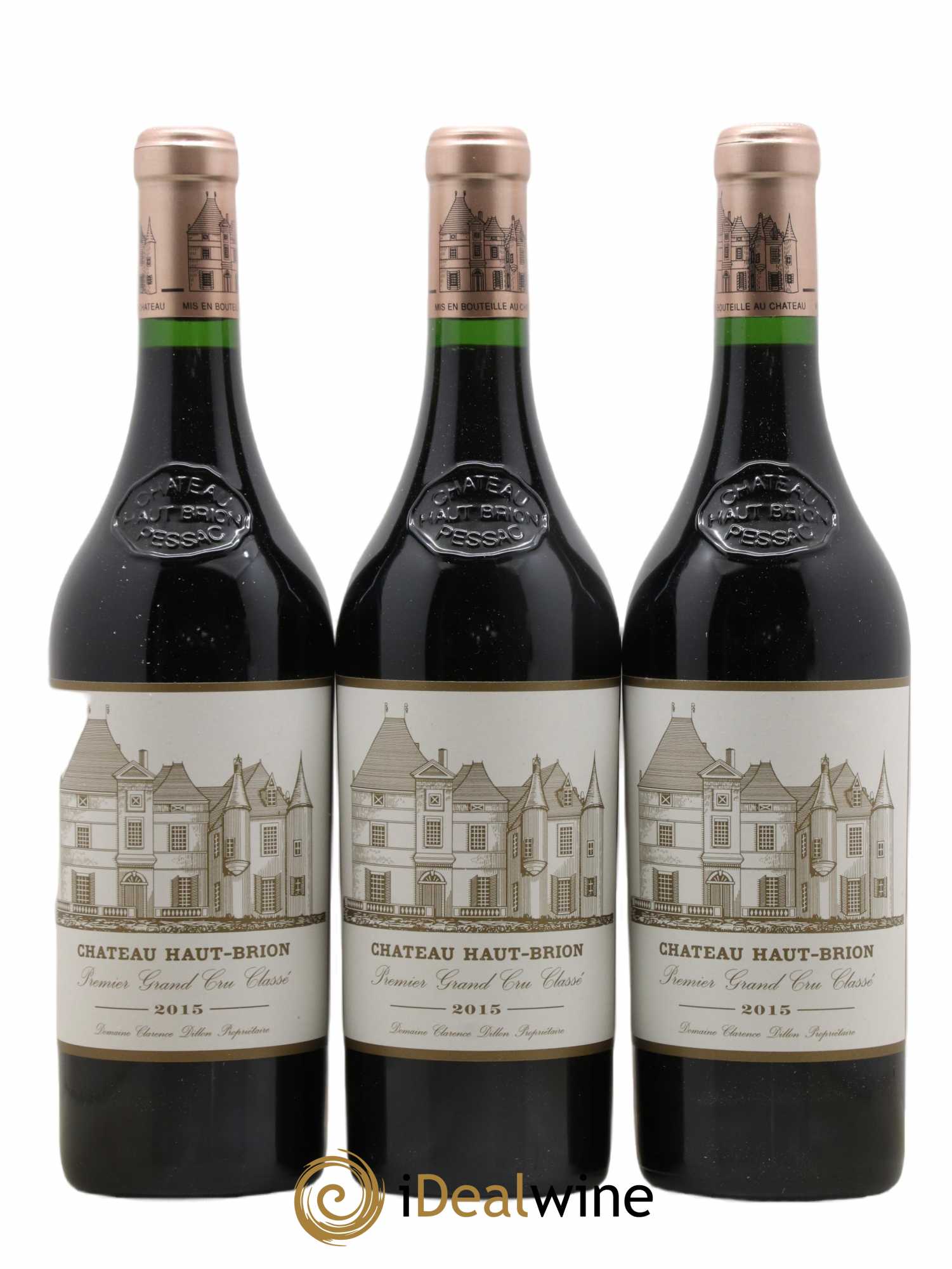 Assortiment Domaines Clarence Dillon 3 Haut brion 3 mission 2 clarence 2 chapelle 1 haut brion blanc 1 Mission blanc 2015 - Lot de 12 Bouteilles