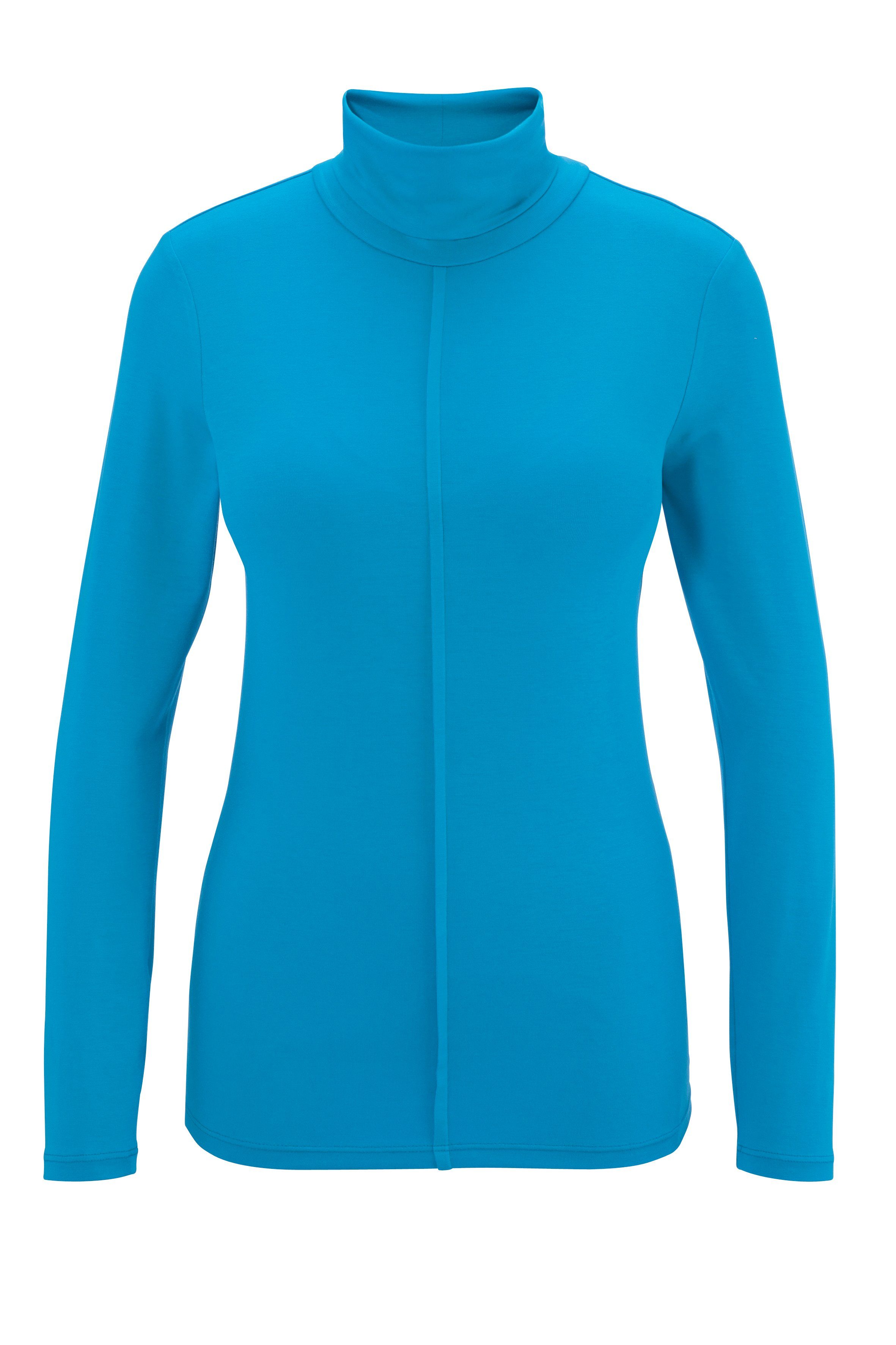 Aniston SELECTED Langarmshirt mit Rollkragen und Biese