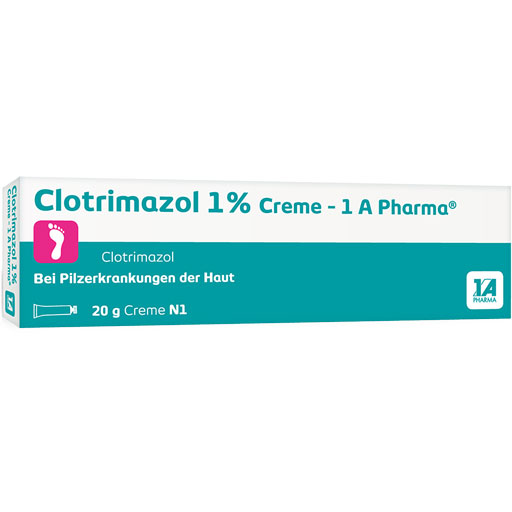 CLOTRIMAZOL 1% Creme-1A Pharma  20 g  Creme