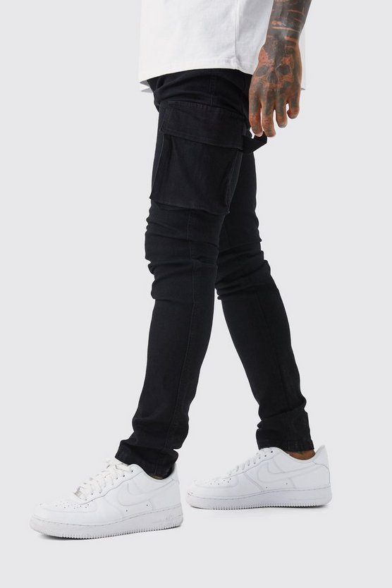 Skinny Stretch Cargo-Jeans