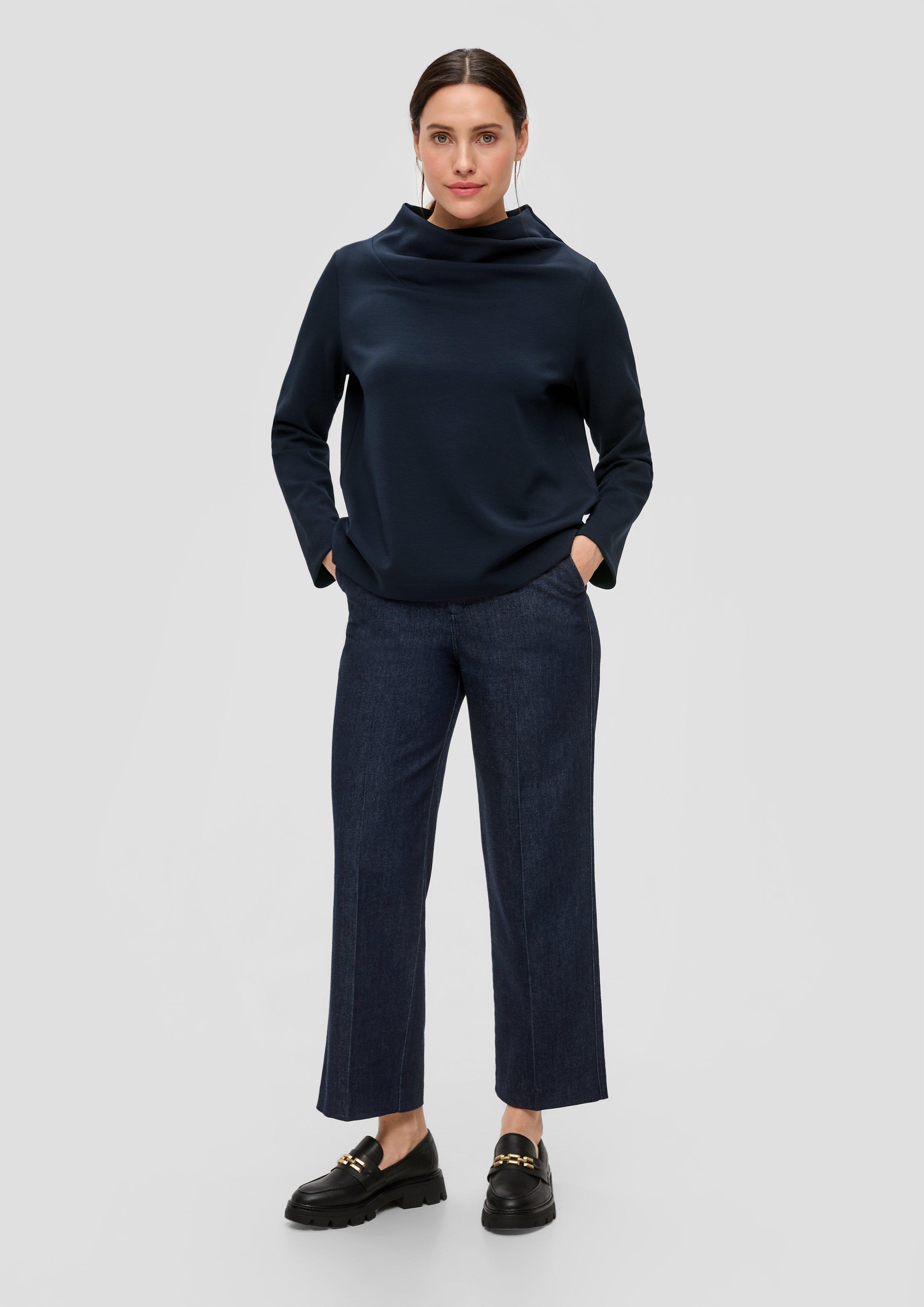 Sweatshirt mit Wasserfall-Kragen  2158165-5959