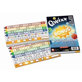 Qwixx – BONUS - Zusatzblöcke (Multilingual)