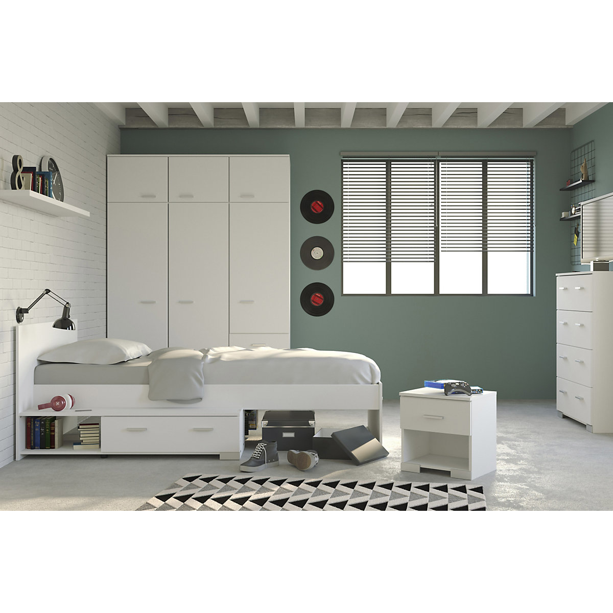 Kinderzimmer Set 4tlg 