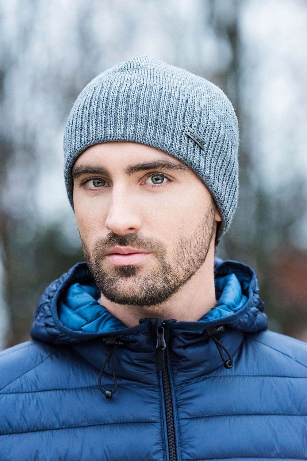 Eisglut Strickmütze Beng XL mit Fleece-Innenband