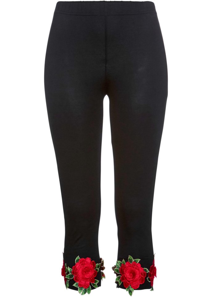 Capri-Leggings mit Blüten