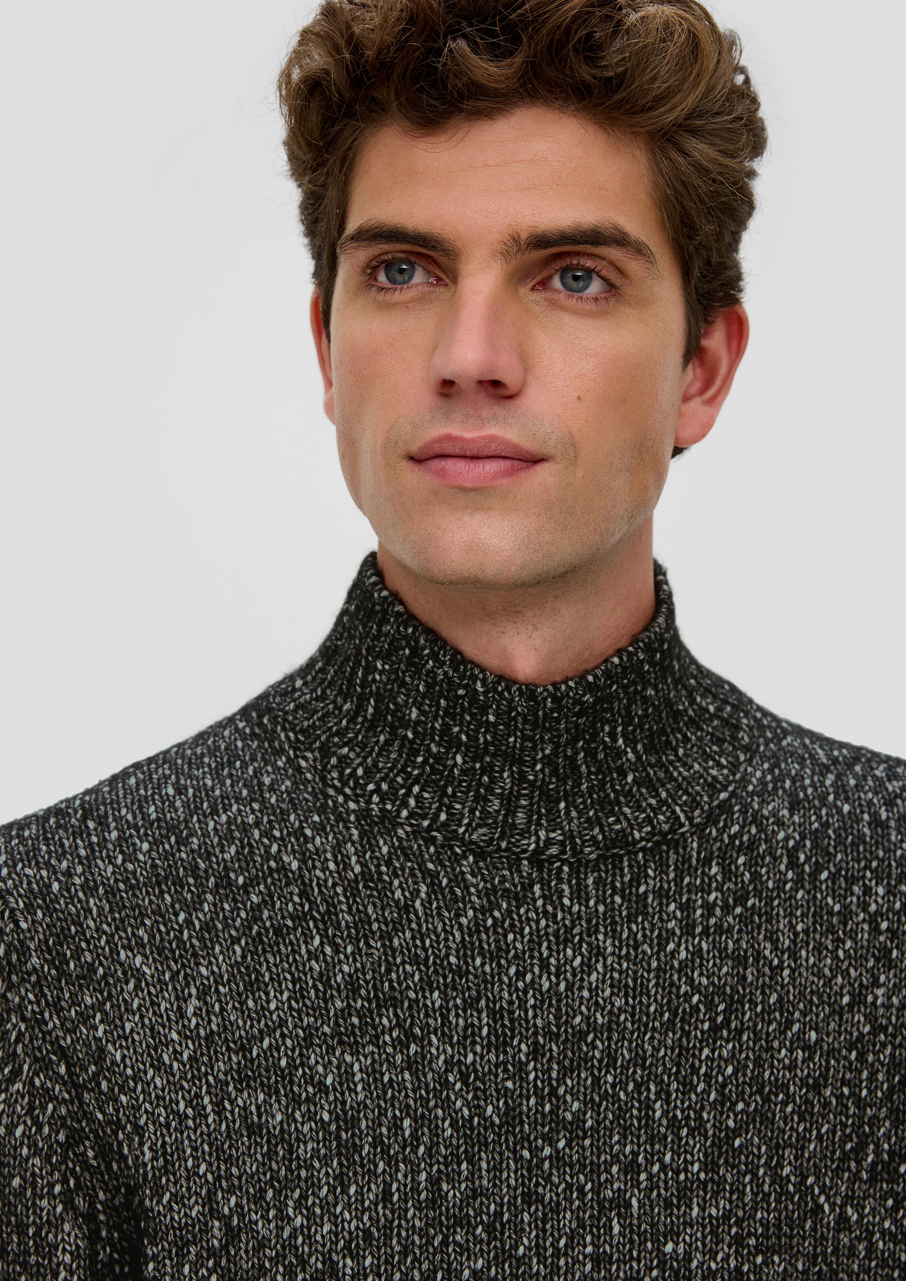 Strickpullover in melierter Optik  2124534-99X0