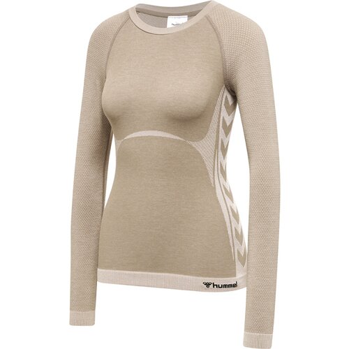 DAMEN SHIRT HMLCLEA SEAMLESS TIGHT T-SHIRT LS