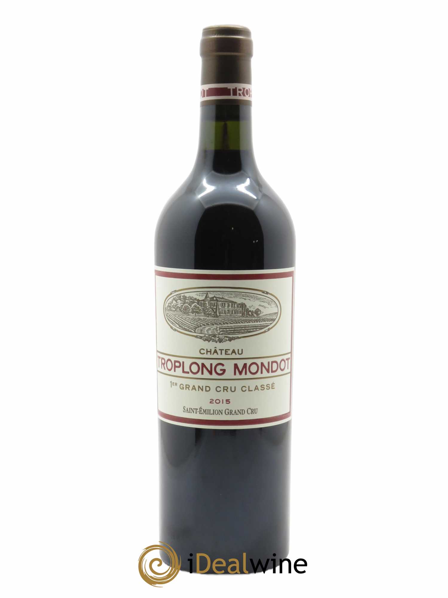 Château Troplong Mondot 1er Grand Cru Classé B (CBO à partir de 6 bts) 2015 - Lot de 1 Bouteille