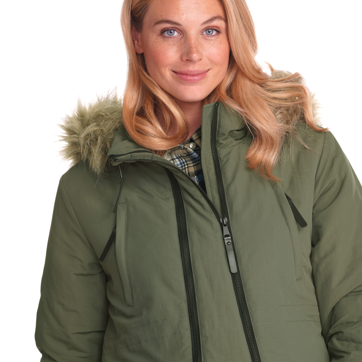 Damen Umstands-Parka mit Kapuze