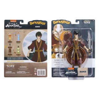 Avatar - Der Herr der Elemente Bendyfigs Biegefigur Zuko 19 cm