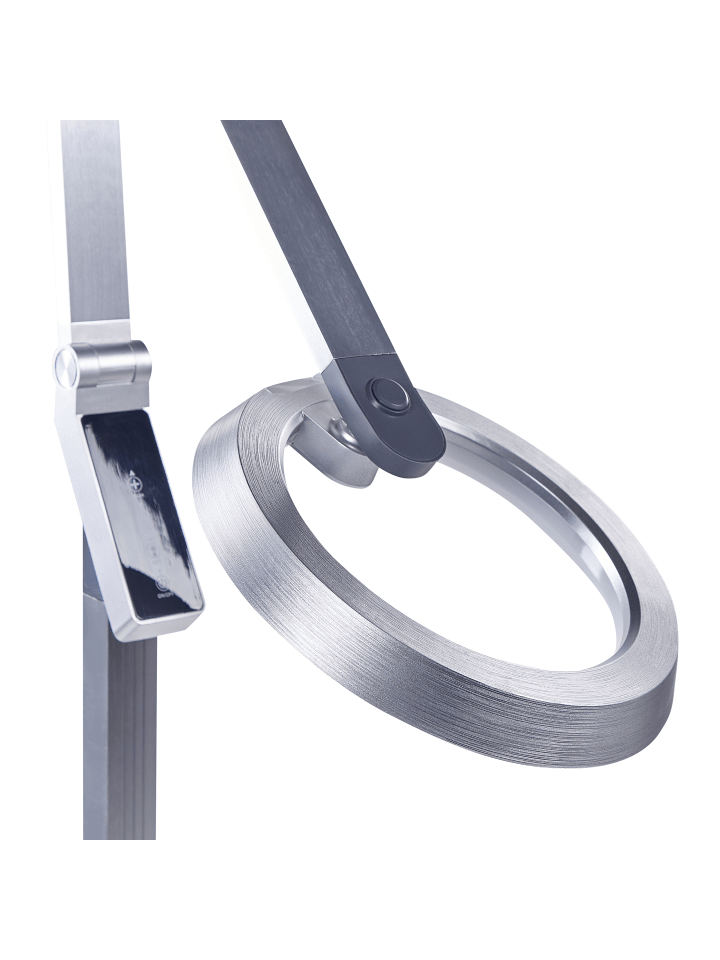 Beliani Stehleuchten CARINA in Silber - (W) 63 x (H) 170 x (L) 27 cm günstig kaufen onesize