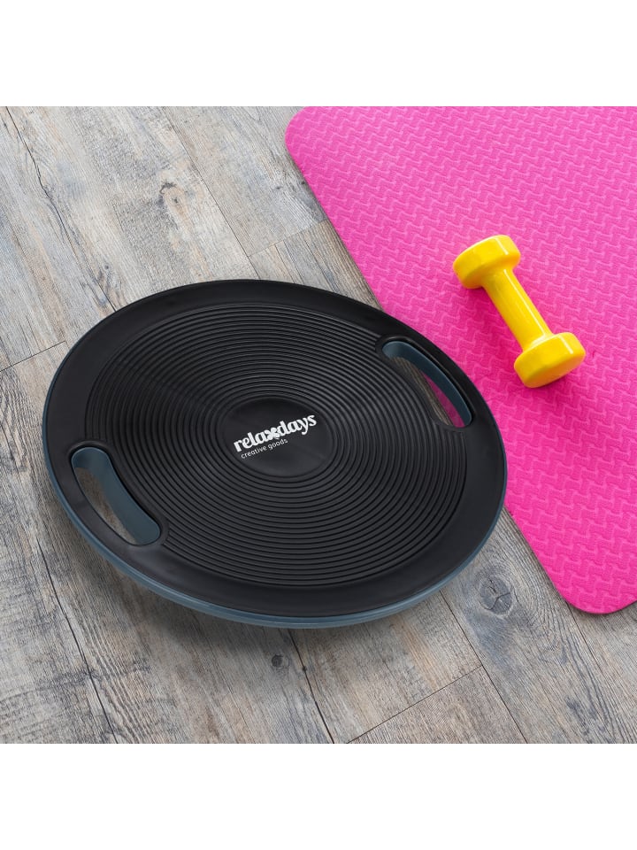 relaxdays Balance Board in Schwarz - Ø 40 cm günstig kaufen onesize