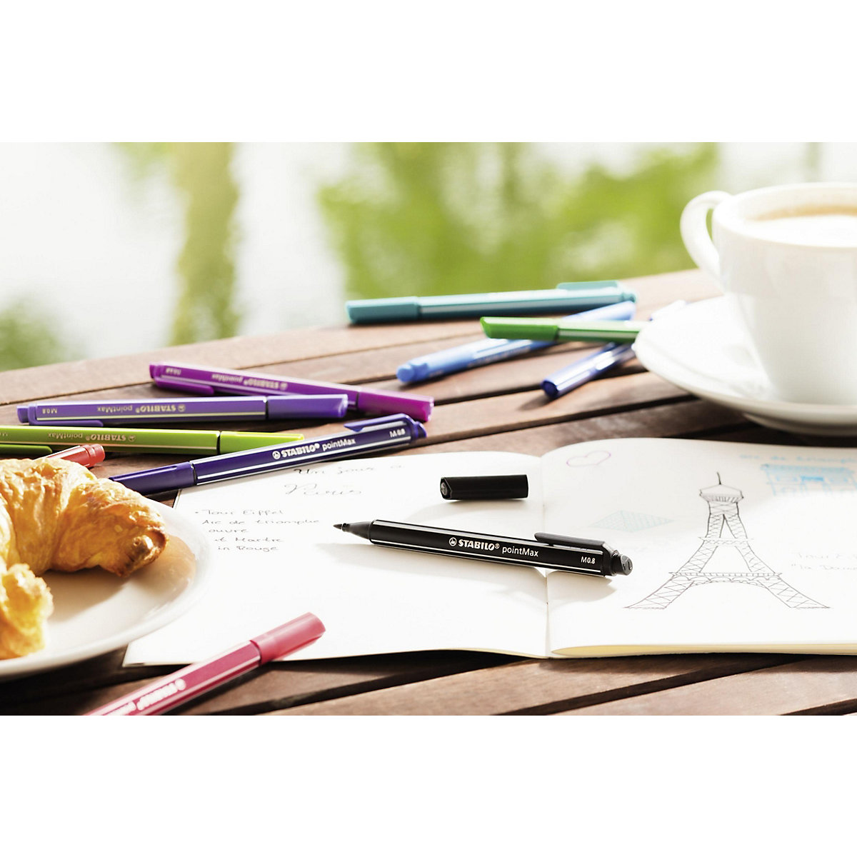 Filzschreiber pointMax PASTEL, 8 Farben