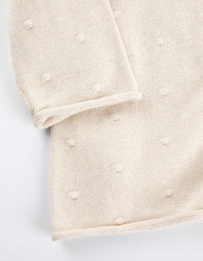 Strickjacke - Gerollte Abschlüsse