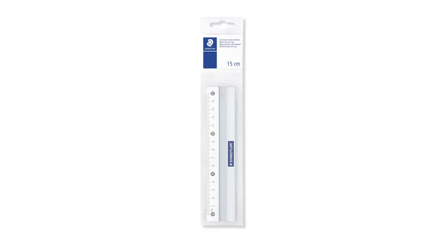 STAEDTLER Lineal Metall 15cm silber