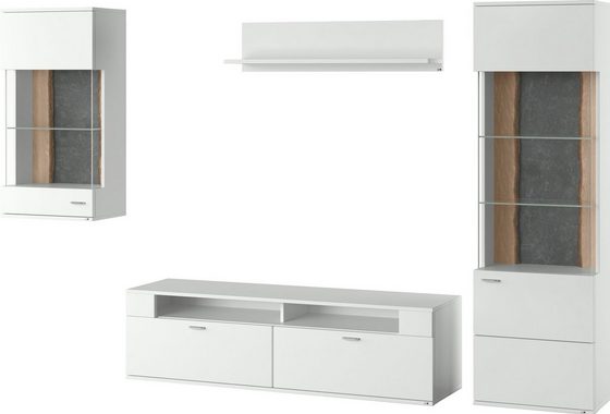 set one by Musterring Wohnwand TACOMA, (Set, 4-St), Typ 54, mit Hängevitrine