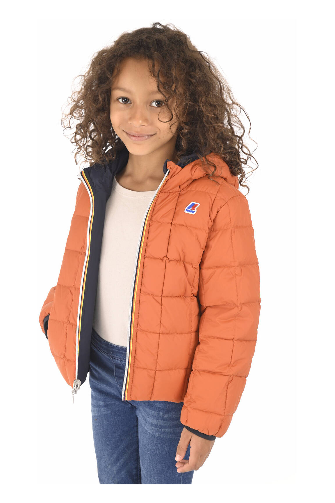 K Way Doudounes Enfant couleur bleu