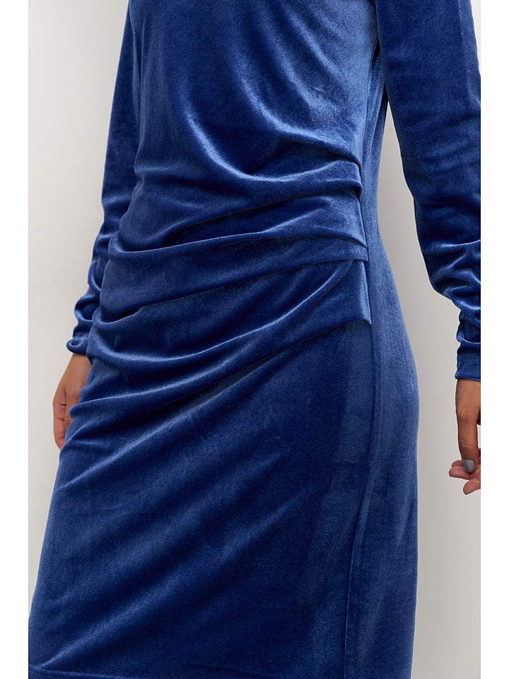 Kaffe Kleid in Blau günstig kaufen