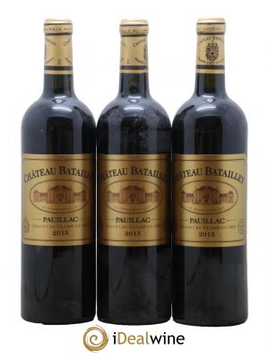 Château Batailley 5ème Grand Cru Classé  2015 - Lot de 3 Bouteilles