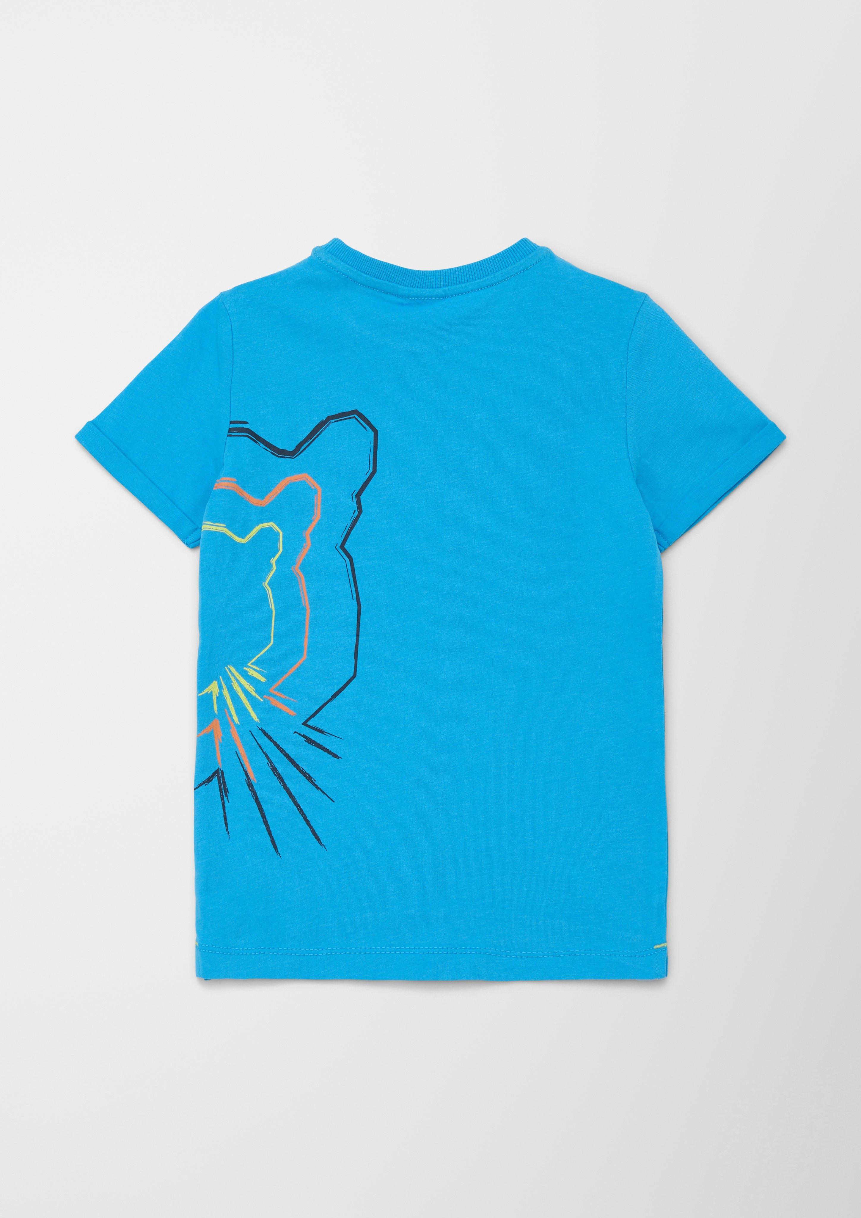 T-Shirt mit gummiertem Print  2127488-6431
