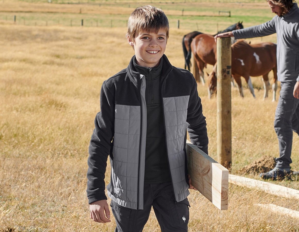 Hybrid Fleecejacke e.s.concrete, Kinder