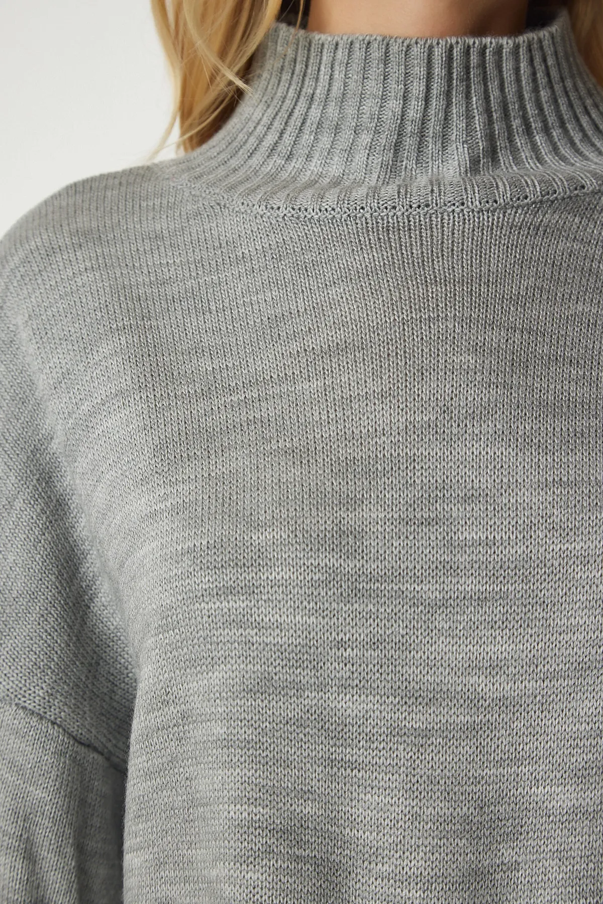 Happiness İstanbul  Pullover - Grau - Oversized