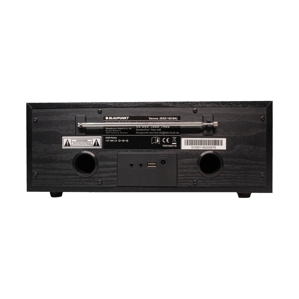 Nostalgie-Radio Verona mit Farbdisplay, schwarz