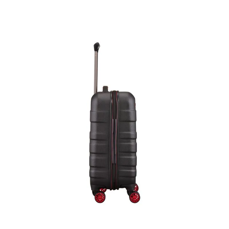 Travelite Trolley mit 4 Rollen 55cm S Vector 40 Liter - Schwarz\/Rot