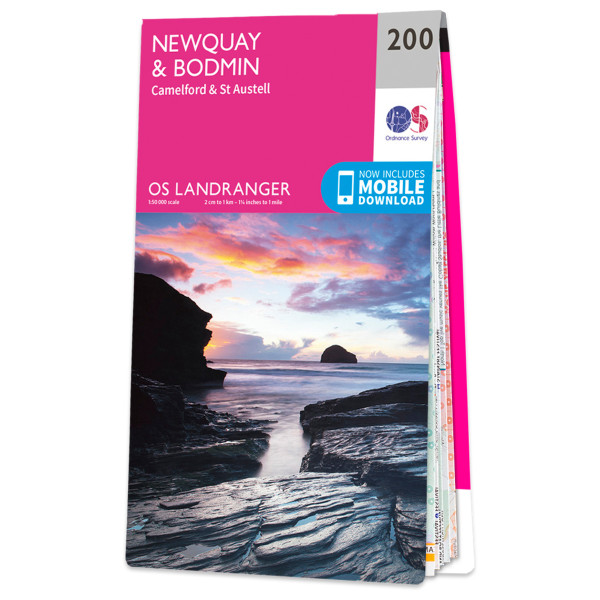 Ordnance Survey - Newquay Bodmin - Wanderkarte