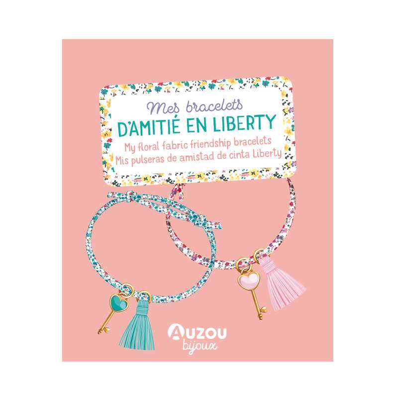 Coffret Mes bracelets d'amitié en liberty Edition 2022 - Auzou