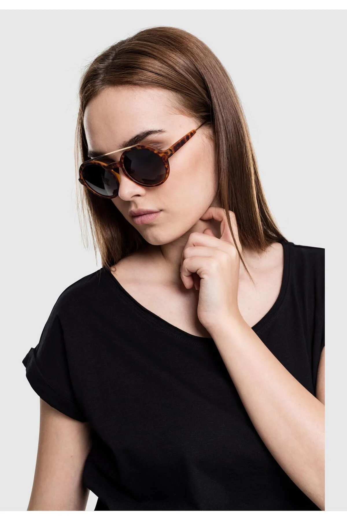 Urban Classics  Damen Long Back Shaped Slub Tee für Damen