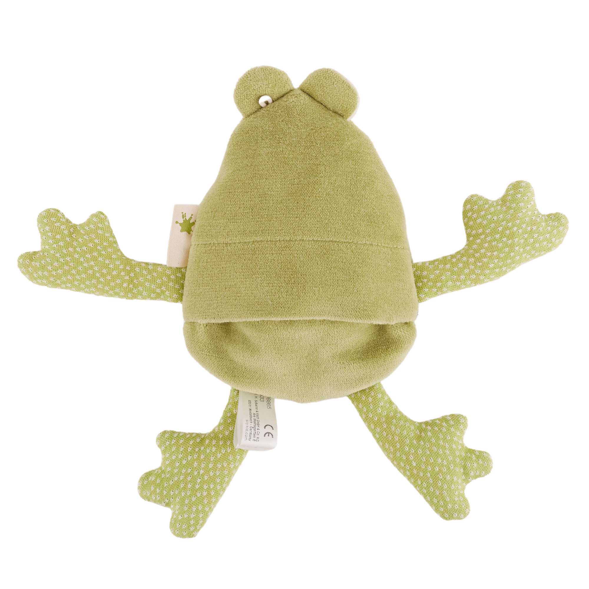 Kirschkern-Wärmekissen Frosch, Green Collection