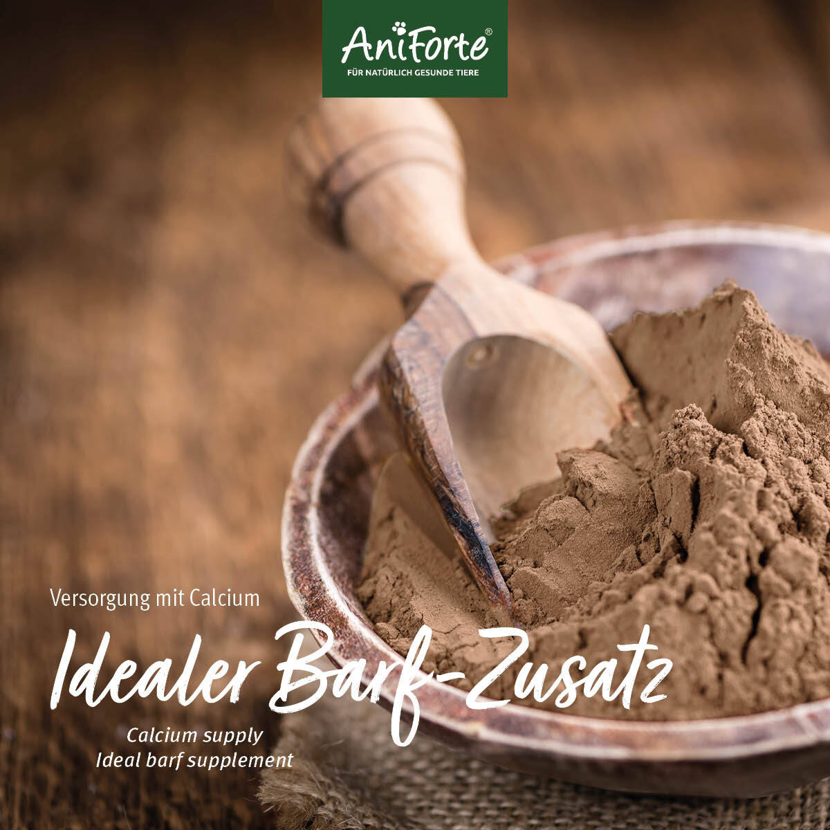 Aniforte Ergänzungsfutter & Aufzucht Aniforte BARF-Line Gemahlene Knochen vom Rind 2 kg