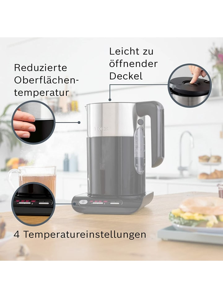 Bosch Wasserkocher 1,5L 2400W in Schwarz günstig kaufen onesize