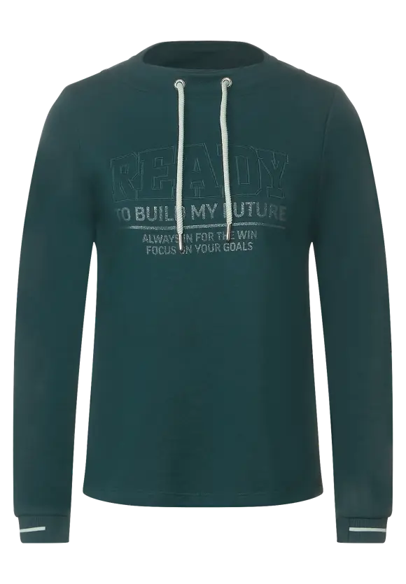 CECIL Langarmshirt mit Wording