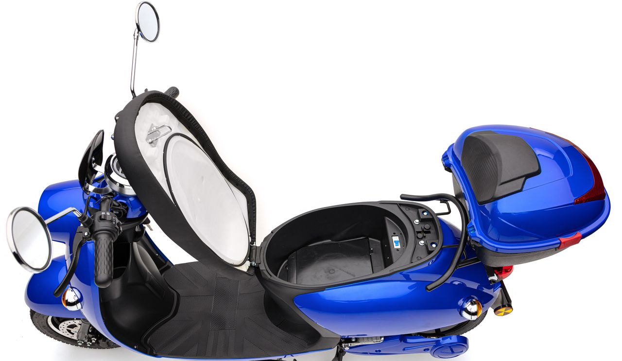 Econelo Elektrozweiradroller 45 km/h  ECONELO EMO BLAU