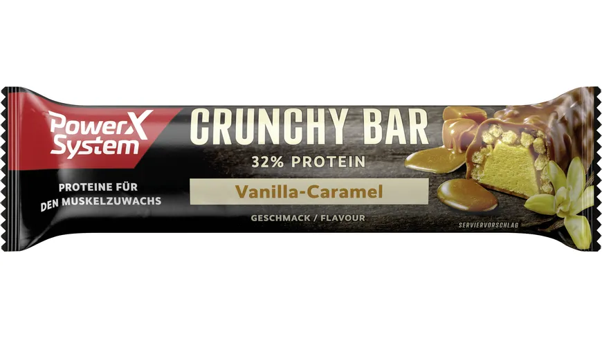 Power System Proteinriegel Crunchy Bar Vanilla-Caramel 45 g